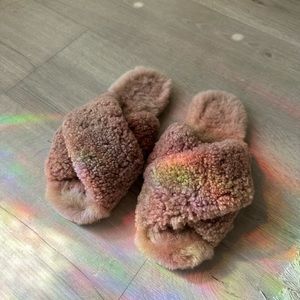 Free People X Brown Emu Australia Teddy Slipper